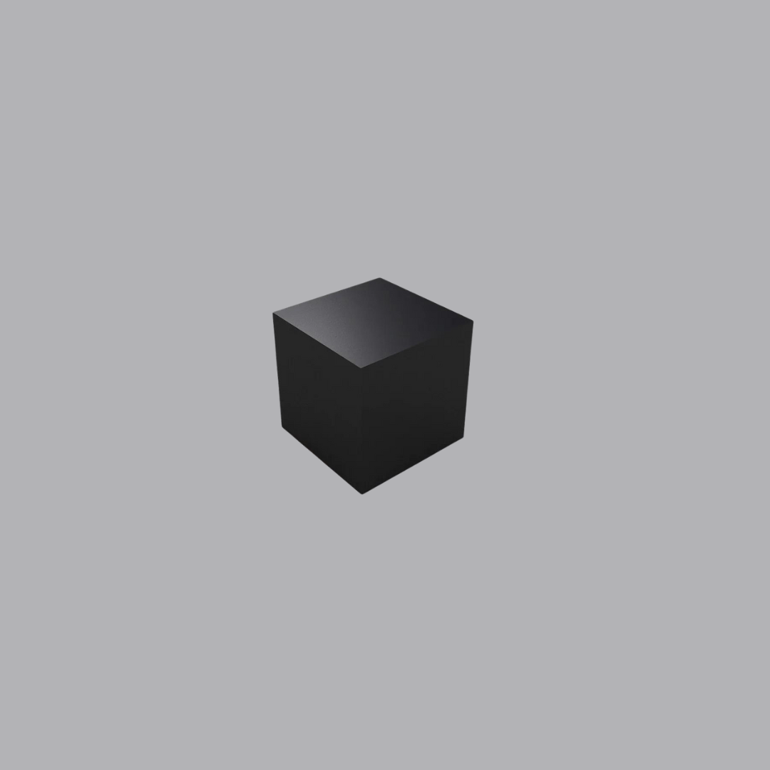 Black end cube