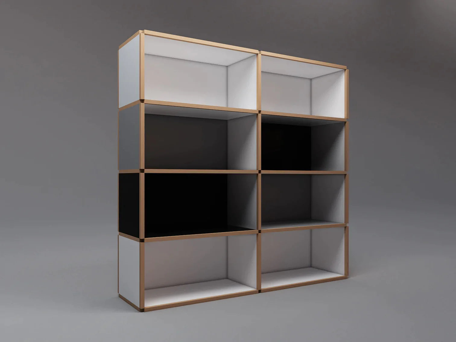 Large wide bookcase