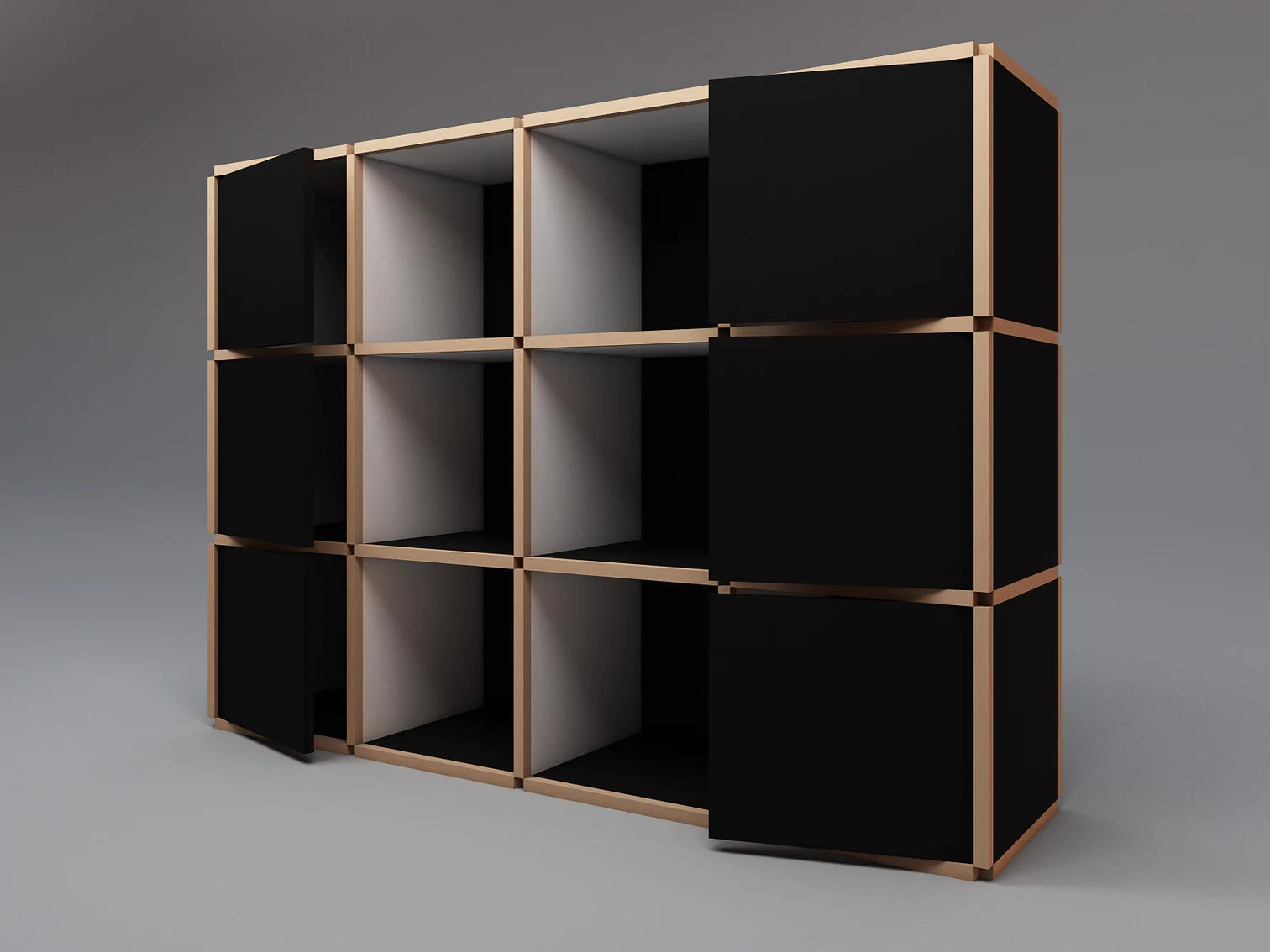 Medium cabinet with doors
