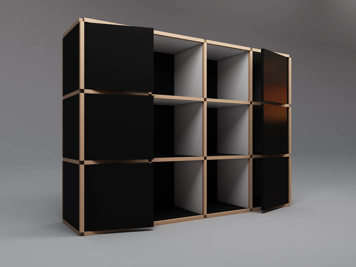 Medium cabinet with doors