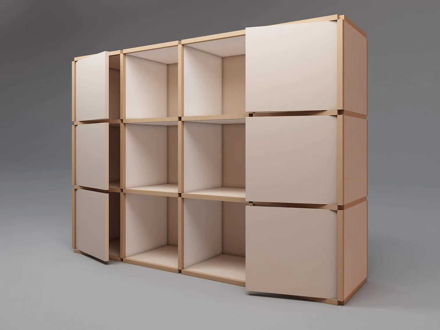 Medium cabinet with doors
