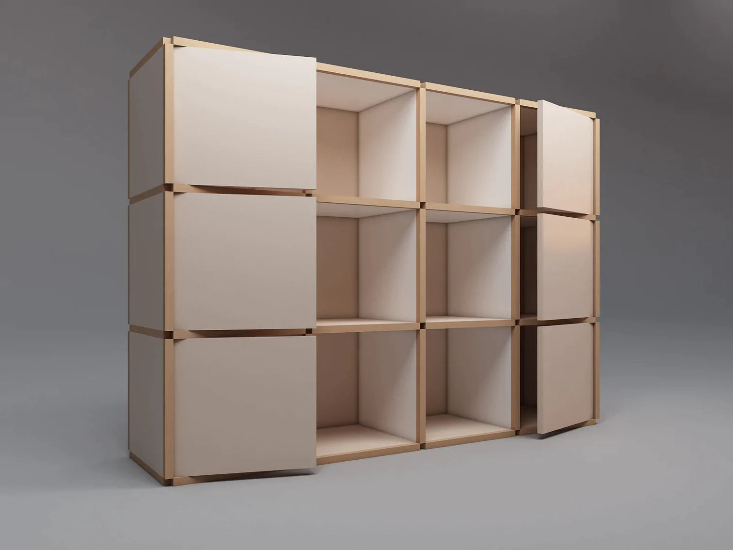 Medium cabinet with doors