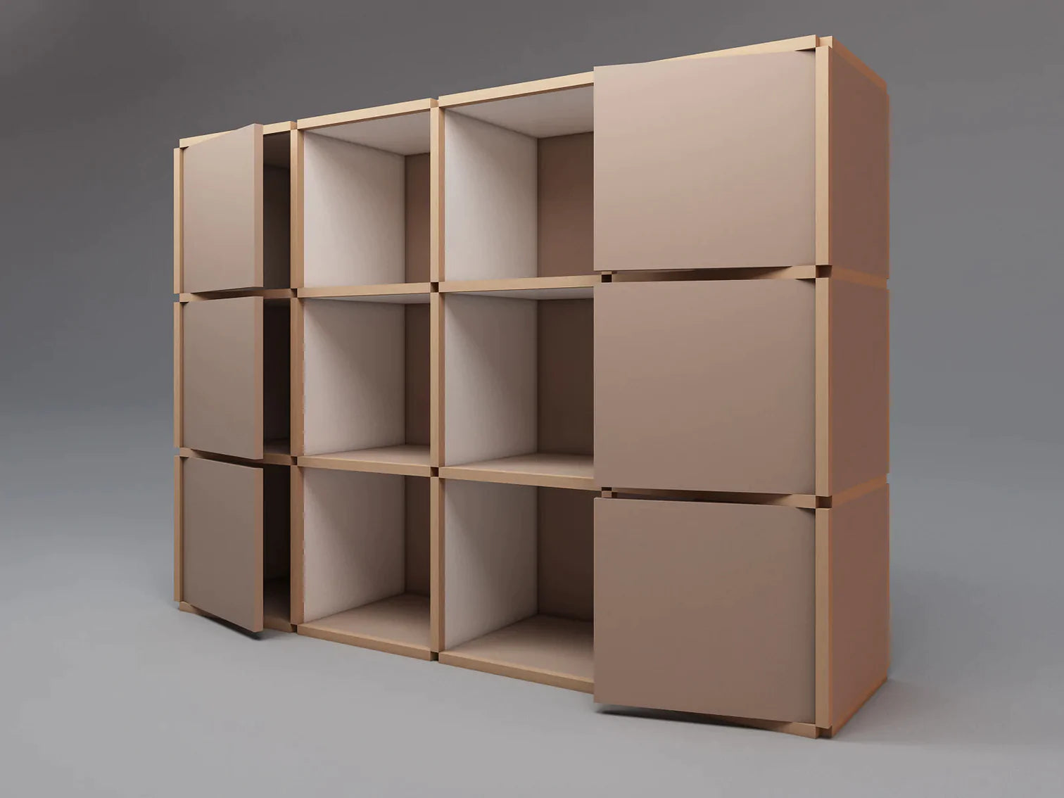 Medium cabinet with doors