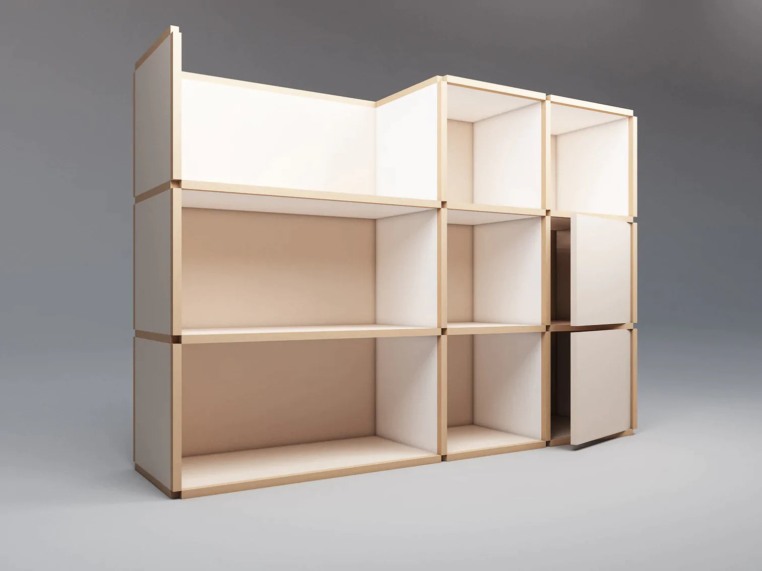 Large wide cabinet
