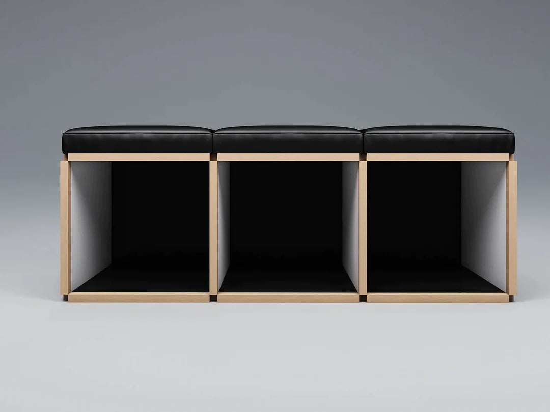 3 Seat stool bench