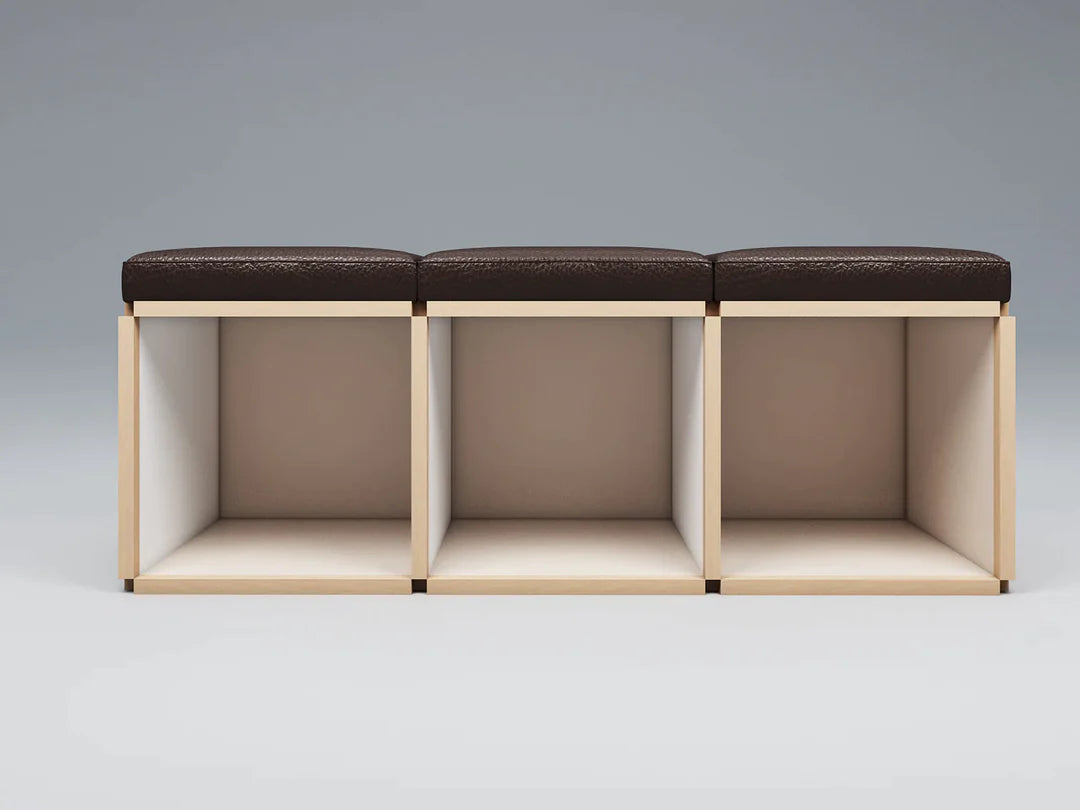 3 Seat stool bench