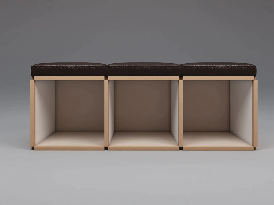 3 Seat stool bench