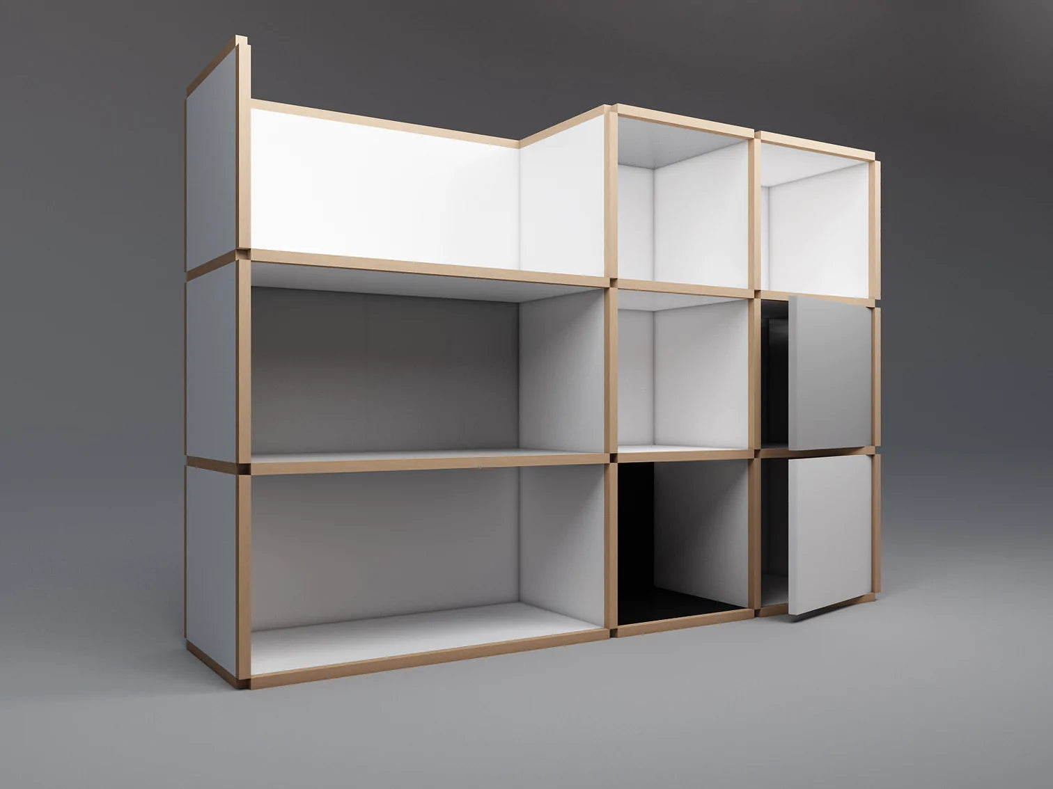 Large wide cabinet