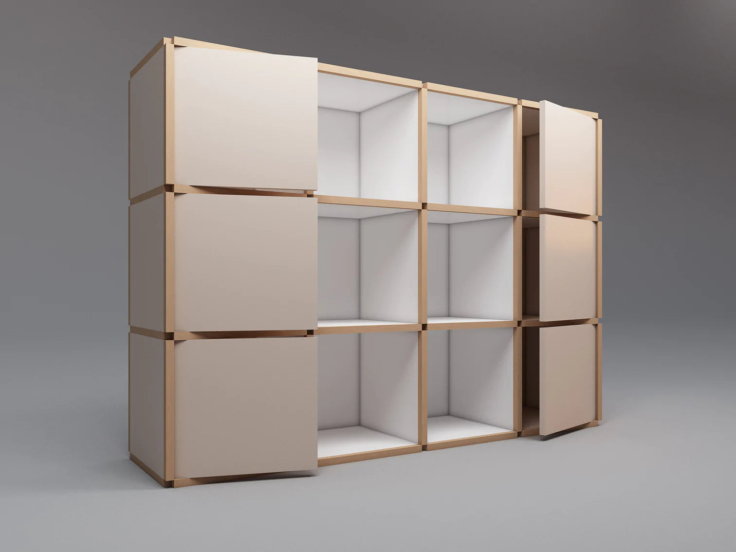 Medium cabinet with doors