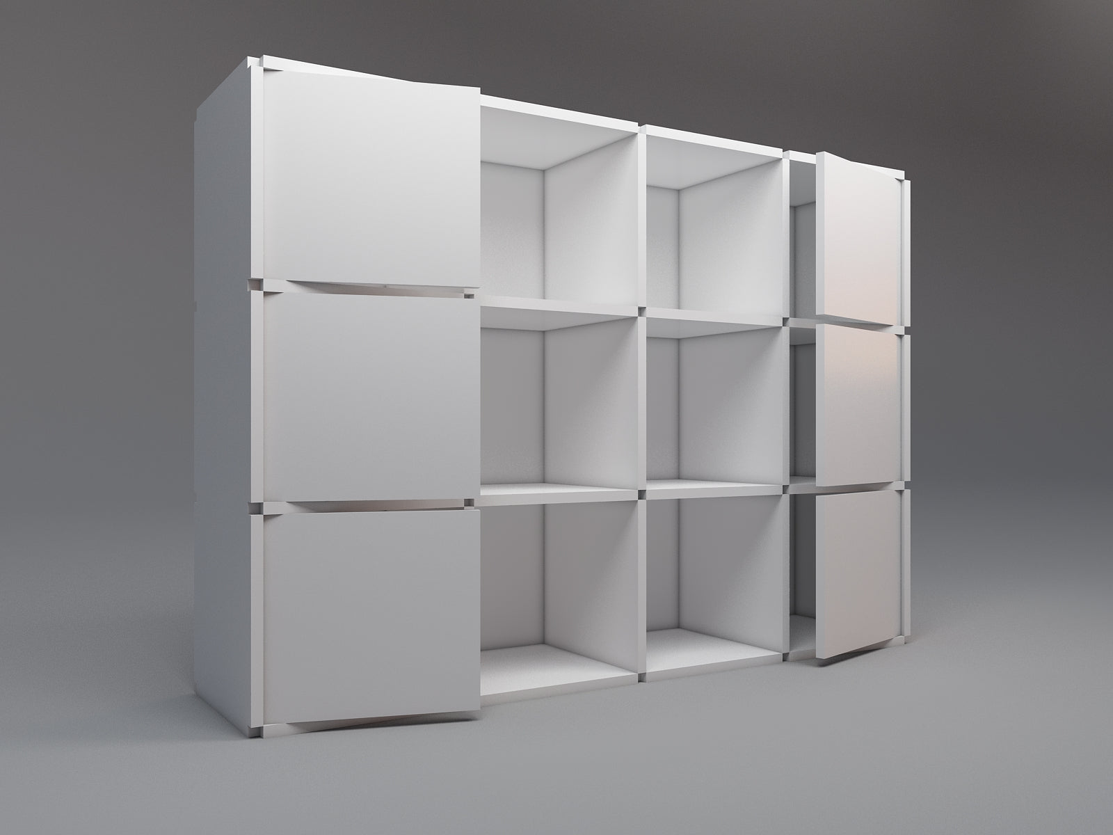 Medium cabinet with doors