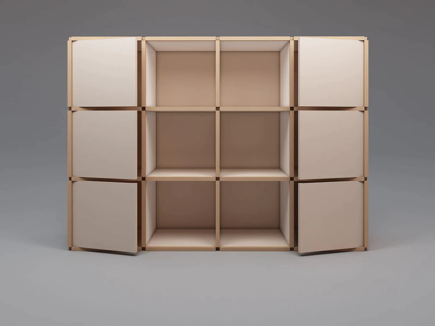 Medium cabinet with doors