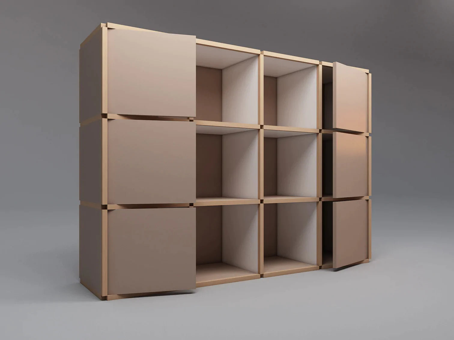 Medium cabinet with doors