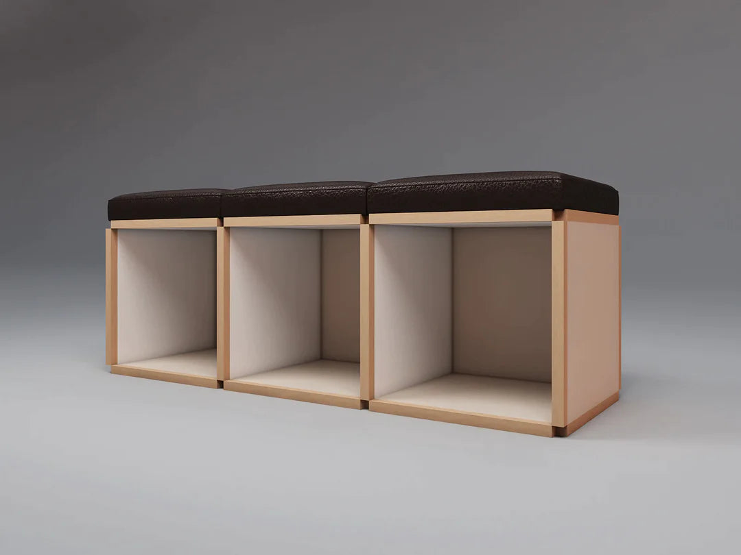 3 Seat stool bench