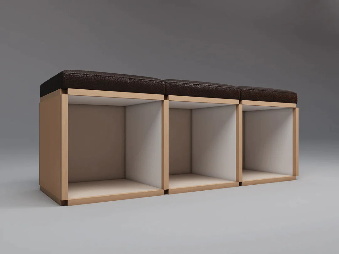 3 Seat stool bench