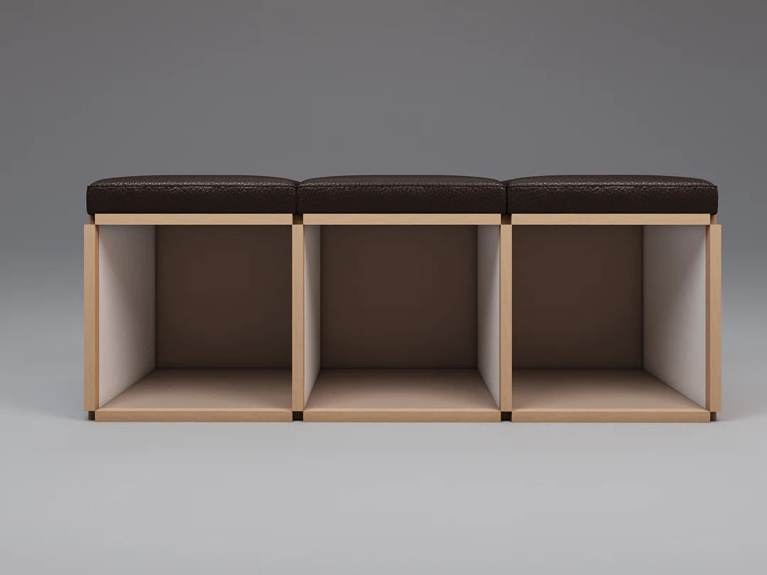 3 Seat stool bench